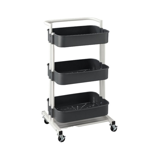 EZ SPACES 3-Tier Multi-purpose Trolley-Gray
