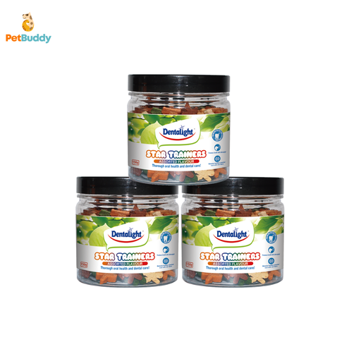 DENTALLIGHT STAR TRAINERS ASSORTED FLAVOUR 150G