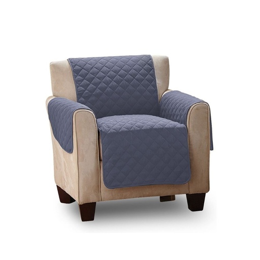 URBAN COMFORT Quilted Sofa Cover Dark Gray With  Multiple Size Variations