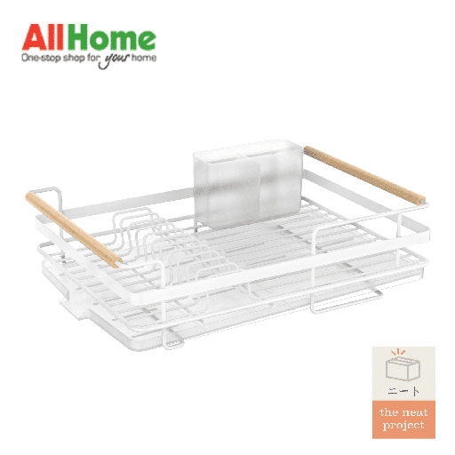 ROGU Dish Rack White & Wood