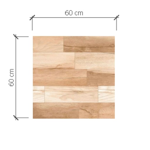 ROSSIO WSP 60X60 4064 QINKY BROWN