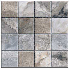 Mariwasa Floor Tiles Rossini Grey 40x40
