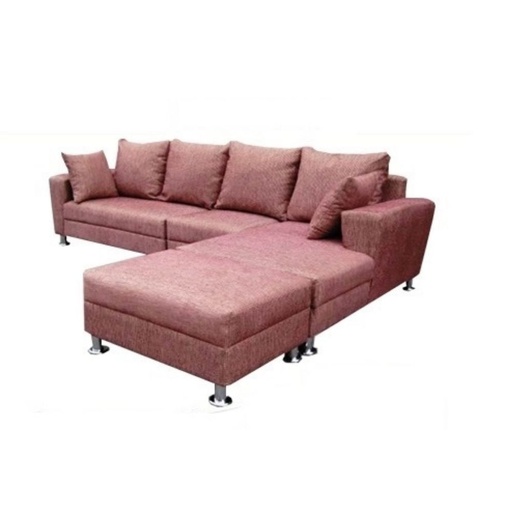 Hannah Corner L-Shape Sofa Set with Ottoman